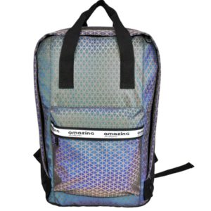 Rainbow Reflective Sports Mochilas Waterproof Travel Backpack